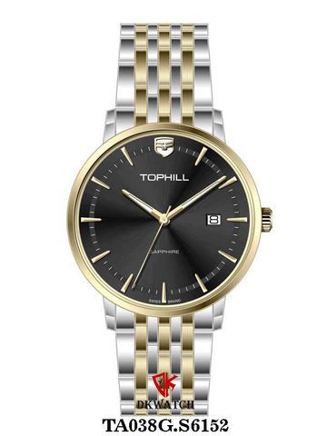 ĐỒNG HỒ TOPHILL TA038G.S6152 Nam Máy Quartz(pin) Kính sapphire Size 40mm 5ATM