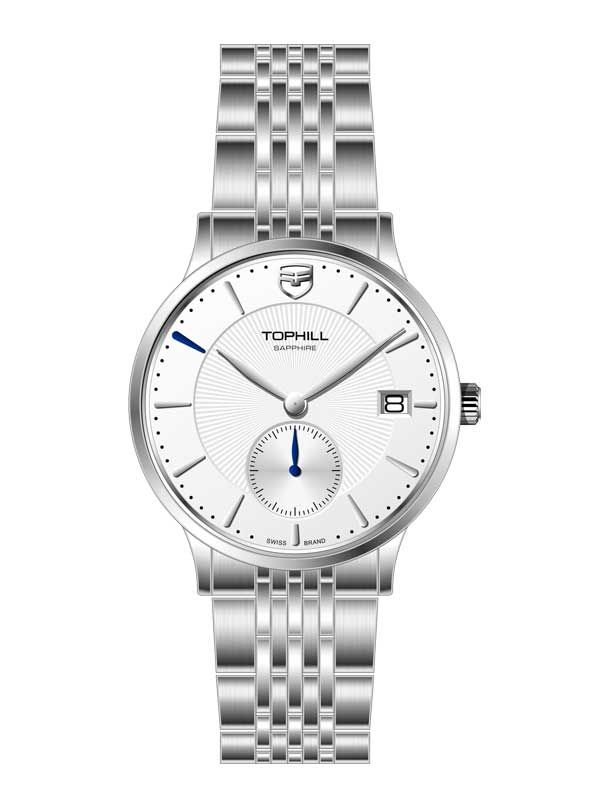  ĐỒNG HỒ TOPHILL TA051G.S1652 Nam Máy Quartz(pin) Kính sapphire Size 40mm 5ATM 