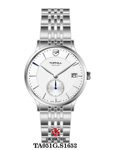 ĐỒNG HỒ TOPHILL TA051G.S1652 Nam Máy Quartz(pin) Kính sapphire Size 40mm 5ATM