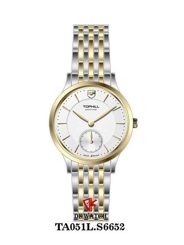 ĐỒNG HỒ TOPHILL TA051L.S6652 Nữ Máy Quartz(pin) Kính sapphire Size 30mm 5ATM