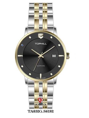 ĐỒNG HỒ TOPHILL TA052G.S6182 Nam Máy Quartz(pin) Kính sapphire Size 40mm 5ATM