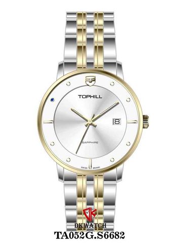 ĐỒNG HỒ TOPHILL TA052G.S6682 Nam Máy Quartz(pin) Kính sapphire Size 40mm 5ATM