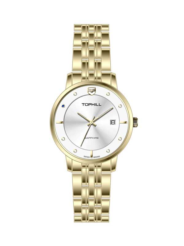  ĐỒNG HỒ TOPHILL TA052L.S2682 Nữ Máy Quartz(pin) Kính sapphire Size 30mm 5ATM 