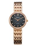 ĐỒNG HỒ TOPHILL TE019L.M3167 Nữ dây Thép 316L máy Quartz kính Sapphire Size 26mm 3ATM