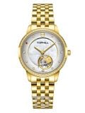  ĐỒNG HỒ TOPHILL TE035L.M2238 Nữ dây Thép 316L máy Automatic kính Sapphire Size 31mm 5ATM 