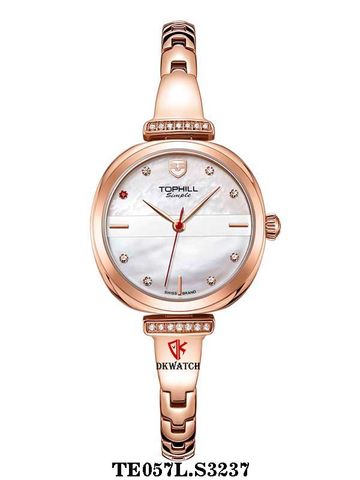 ĐỒNG HỒ TOPHILL TE057L.S3237 Nữ Máy Quartz(pin) Kính sapphire Size 32mm 3ATM