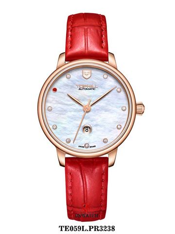 ĐỒNG HỒ TOPHILL TE059L.PR3238 Nữ Máy Automatic Kính sapphire Size 32mm 5ATM