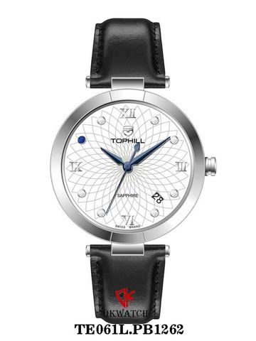 ĐỒNG HỒ TOPHILL TE061L.PB1262 Nữ Máy Quartz(pin) Kính sapphire Size 33mm 5ATM