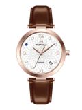 ĐỒNG HỒ TOPHILL TE061L.PZ3262 Nữ Máy Quartz(pin) Kính sapphire Size 33mm 5ATM
