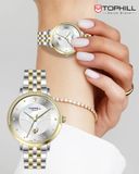  ĐỒNG HỒ TOPHILL TE062L.M6687 Nữ Máy quartz(pin) Dây thép 316L Kính sapphire 3ATM 