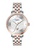 ĐỒNG HỒ TOPHILL TE062L.M7687 Nữ Máy quartz(pin) Dây thép 316L Kính sapphire 3ATM 
