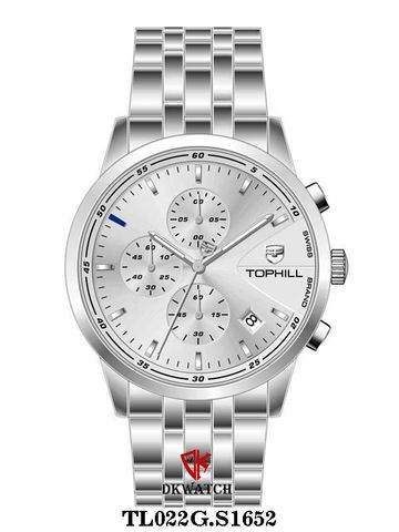 ĐỒNG HỒ TOPHILL TL022G.S1652 Nam Máy Quartz(pin) Kính sapphire Size 42mm 5ATM