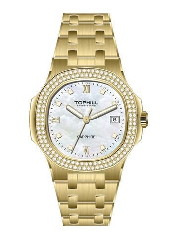 ĐỒNG HỒ TOPHILL TL029L.M2262 Nữ máy quartz kính sapphire Size 34cm 5ATM