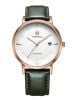 ĐỒNG HỒ TOPHILL TS001M.PG3252 Nam dây da máy Quartz kính Sapphire Size 40mm 5ATM