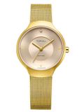 ĐỒNG HỒ TOPHILL TS002L.S2982 Nữ Dây lưới Máy Quartz kính Sapphire Size 30mm  3ATM