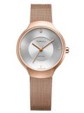 ĐỒNG HỒ TOPHILL TS002L.S3282 Nữ Dây Lưới vỏ Thép 316L máy Quartz kính Sapphire  3ATM