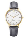  ĐỒNG HỒ TOPHILL TS007L.PA2252 Nữ dây da máy Quartz kính Sapphire Size 33,5mm 3ATM 