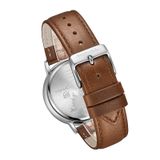 ĐỒNG HỒ TOPHILL TS019G.PZ1052 Nam dây da máy Quartz kính Sapphire Size 40mm 5ATM