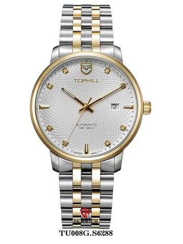 ĐỒNG HỒ TOPHILL TU008G.S6288 Nam - Dây Thép 316L - Máy Automatic -  Kính Sapphire