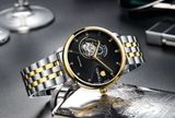 ĐỒNG HỒ TOPHILL TW060G.S6158 Nam dây thép 316L máy Automatic kính Sapphire Size42mm 5ATM