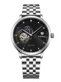 ĐỒNG HỒ TOPHILL TW060G.S1158 Nam dây thép 316L máy Automatic kính Sapphire Size 42mm 5ATM