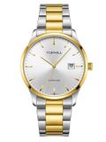  ĐỒNG HỒ TOPHILL TW077G.S6652 Nam dây Thép 316L máy Quartz (pin)  kính Sapphire Size 40mm 3ATM 