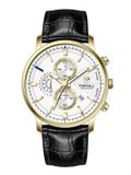 ĐỒNG HỒ TOPHILL TW082G.PB2252 Nam Máy Quartz(pin) Kính sapphire Size 41mm 5ATM