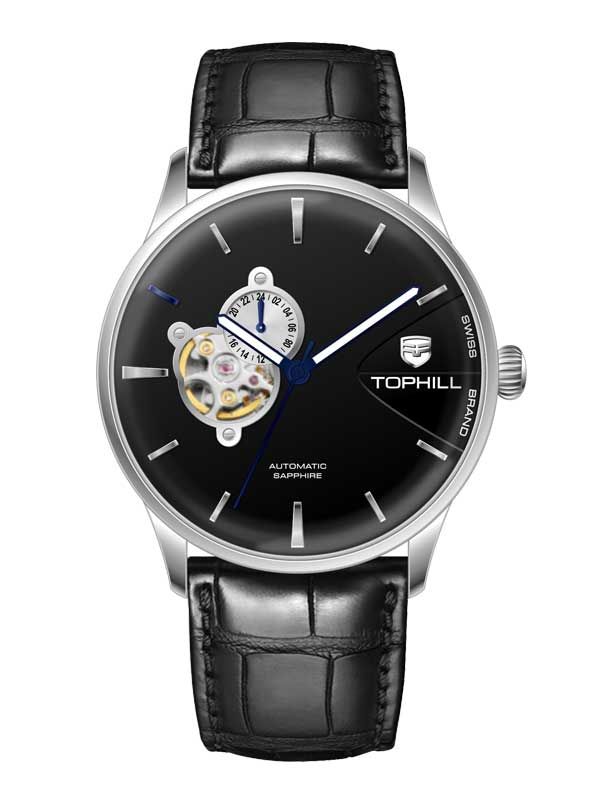  ĐỒNG HỒ TOPHILL TW083G.PB1158 Nam Máy Automatic Kính sapphire Size 40mm 5ATM 