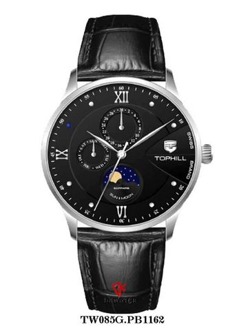 ĐỒNG HỒ TOPHILL TW085G.PB1162 Nam Máy Quartz(pin) Kính sapphire Size 40mm 5ATM