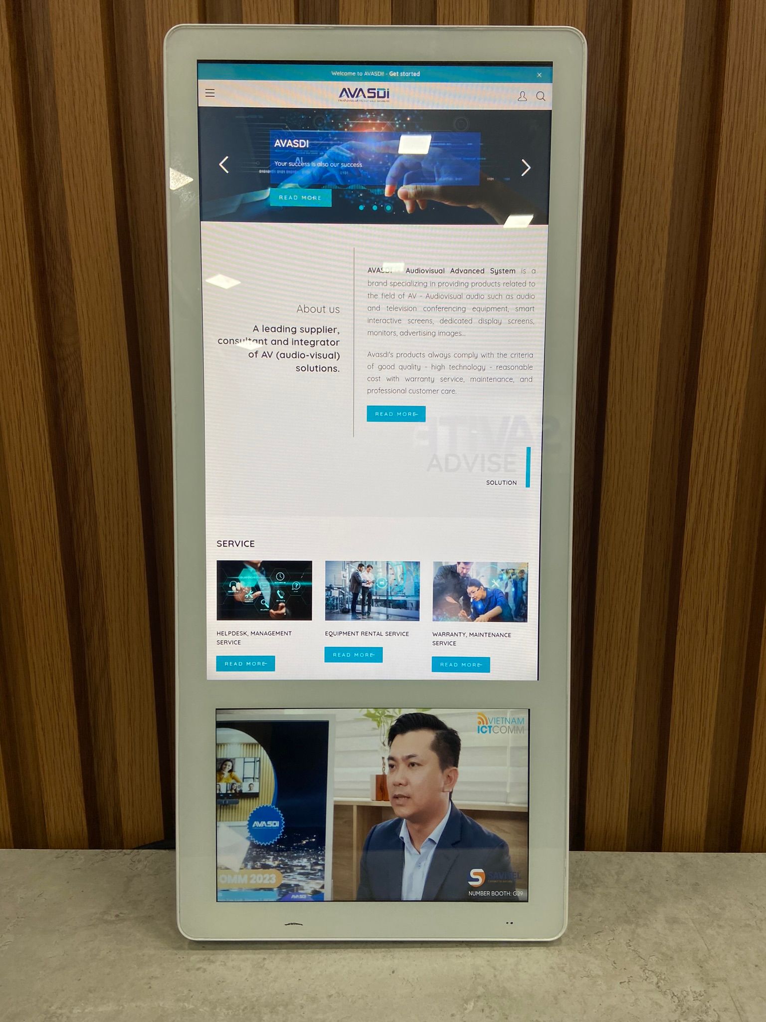 Màn hình quảng cáo thang máy AVASDI EAD Series 