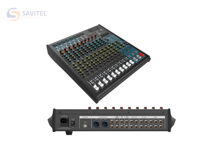  Bộ Trộn Âm Thanh ITC TS-14PFX-4 Mixer 