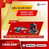  Ưu Đãi Đặc Biệt Poly Trio C60 & Micro Mở Rộng Cho Phòng Họp Chuyên Nghiệp 