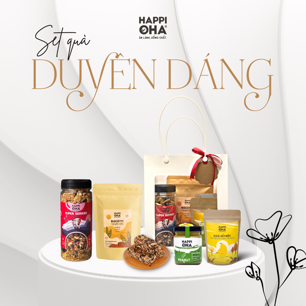  [DUYÊN DÁNG] Set Quà Hạt Trái Dinh Dưỡng, Chăm Sóc Sức Khỏe 