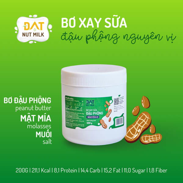  Bơ xay sữa đậu phộng nguyên vị 