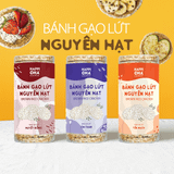 Bánh Gạo Lứt Nguyên Hạt HAPPI OHA - Hỗ Trợ Giảm Cân Và Ăn Kiêng