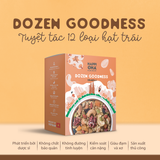 Ngũ Cốc Ăn Sáng/Ăn Kiêng Không Đường Tinh Luyện Vị 12 Loại Hạt Trái - Granola Dozen Goodness HAPPI OHA (BIG SIZE)