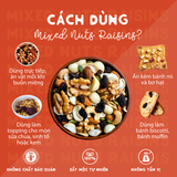 Hỗn hợp 6 Loại Hạt Trái Mixed Nuts Raisins HAPPI OHA (BIG SIZE)
