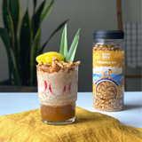 Ngũ Cốc Ăn Sáng/Ăn Kiêng Không Đường Tinh Luyện Vị Dứa - Granola Pineapple Mix HAPPI OHA