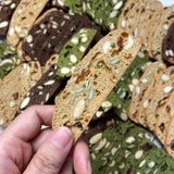 BISCOTTI Nguyên Cám 3 vị HAPPI OHA - Bánh Ngũ Cốc Nướng Ăn Kiêng Không Đường
