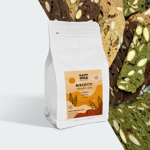 Bánh Biscotti nguyên cám HAPPI OHA