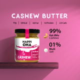 Bơ Hạt Điều Nguyên Chất Không Đường Xay Mịn Tự Nhiên HAPPI OHA Cashew Butter