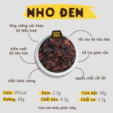 Nho Đen Sấy Không Đường Tinh Luyện HAPPI OHA