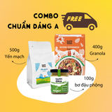[Combo Chuẩn Dáng] Granola Ăn Kiêng Siêu Hạt - Yến Mạch Ăn Kiêng -  HAPPI OHA