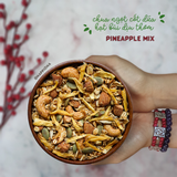 Ngũ Cốc Ăn Sáng/Ăn Kiêng Không Đường Tinh Luyện Vị Dứa - Granola Pineapple Mix HAPPI OHA