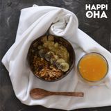 Ngũ Cốc Choco Bana - Hạt Trái Vị Cacao Chuối - Hộp 400g HAPPI OHA