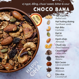 Ngũ Cốc Ăn Sáng/Ăn Kiêng Không Đường Tinh Luyện Vị Cacao Chuối - Granola Choco Bana (BIG SIZE)