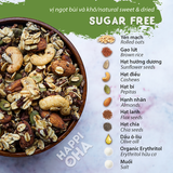 Ngũ Cốc Ăn Sáng/Ăn Kiêng Không Đường Vị 8 Loại Hạt Trái - Granola Sugar Free (BIG SIZE)