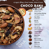 Ngũ Cốc Ăn Sáng/Ăn Kiêng Không Đường Tinh Luyện Vị Cacao Chuối - Granola Choco Bana HAPPI OHA