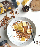 Ngũ Cốc Ăn Sáng/Ăn Kiêng Không Đường Tinh Luyện Vị Cacao Chuối - Granola Choco Bana HAPPI OHA