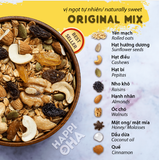 Ngũ Cốc Ăn Sáng/Ăn Kiêng Không Đường Tinh Luyện Vị Nguyên Bản - Granola Original Mix HAPPI OHA 240G